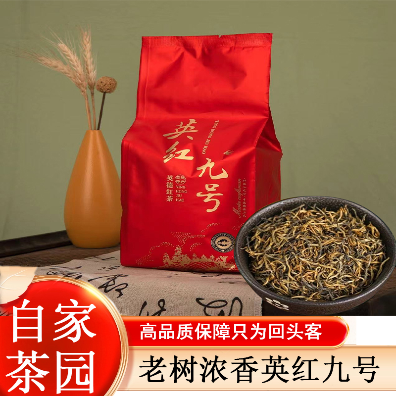 英德红茶英红九号新茶浓香型英九广东好茶特产浓香型醇厚自产茶园