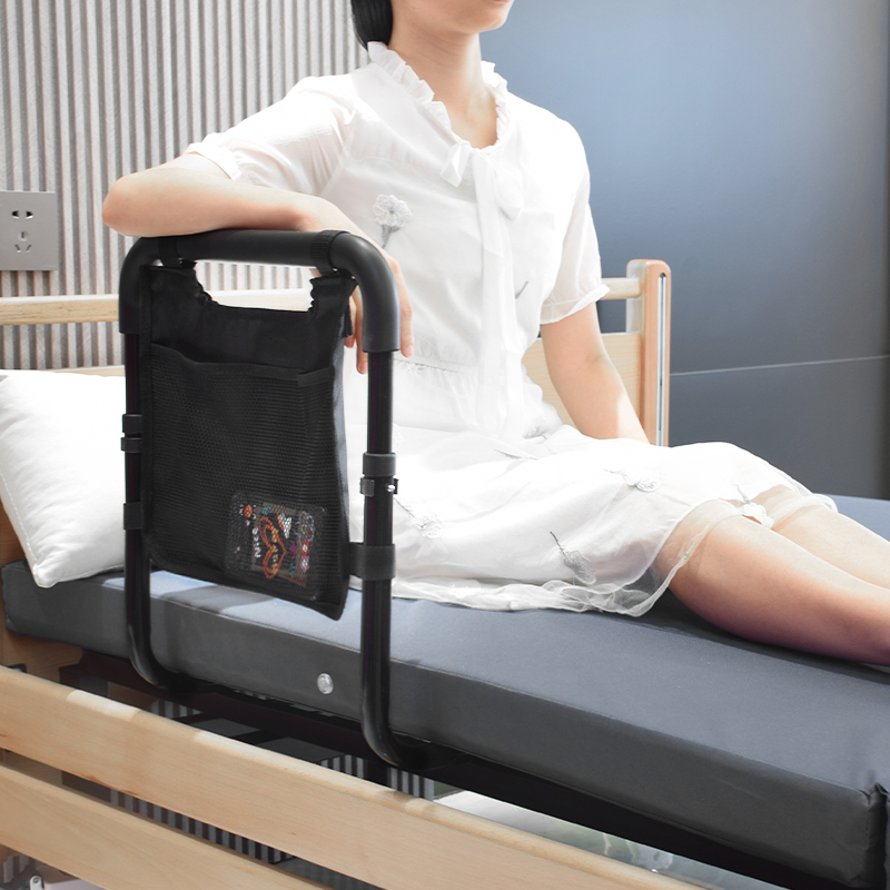 床边扶手护栏老人孕妇起床辅助器助力架扶手架防摔碳素钢管起身器