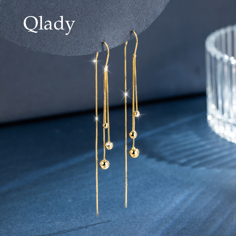 合金耳饰 独特长款流苏耳线女2025年新款潮耳环耳饰耳坠时尚百搭