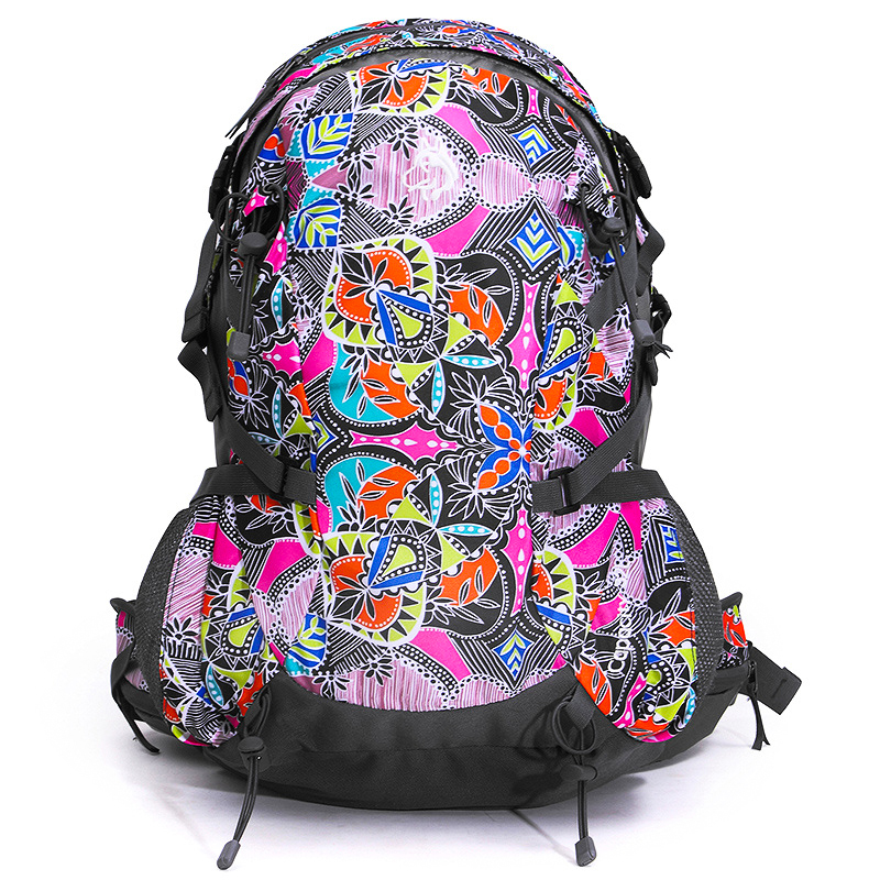 户外登山包女 32L野营徒步旅行运动双肩背包男防水多功能大容量包