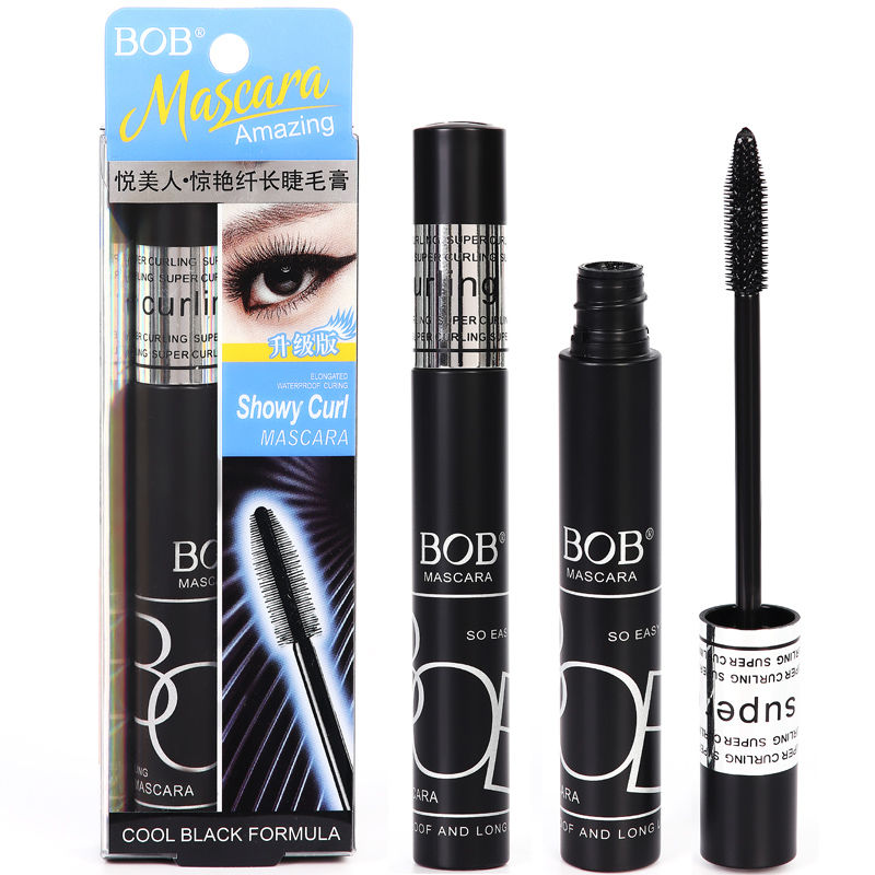 BOB惊艳纤长睫毛膏加长加密自然纤长浓密拉长卷翘不易晕染初学者