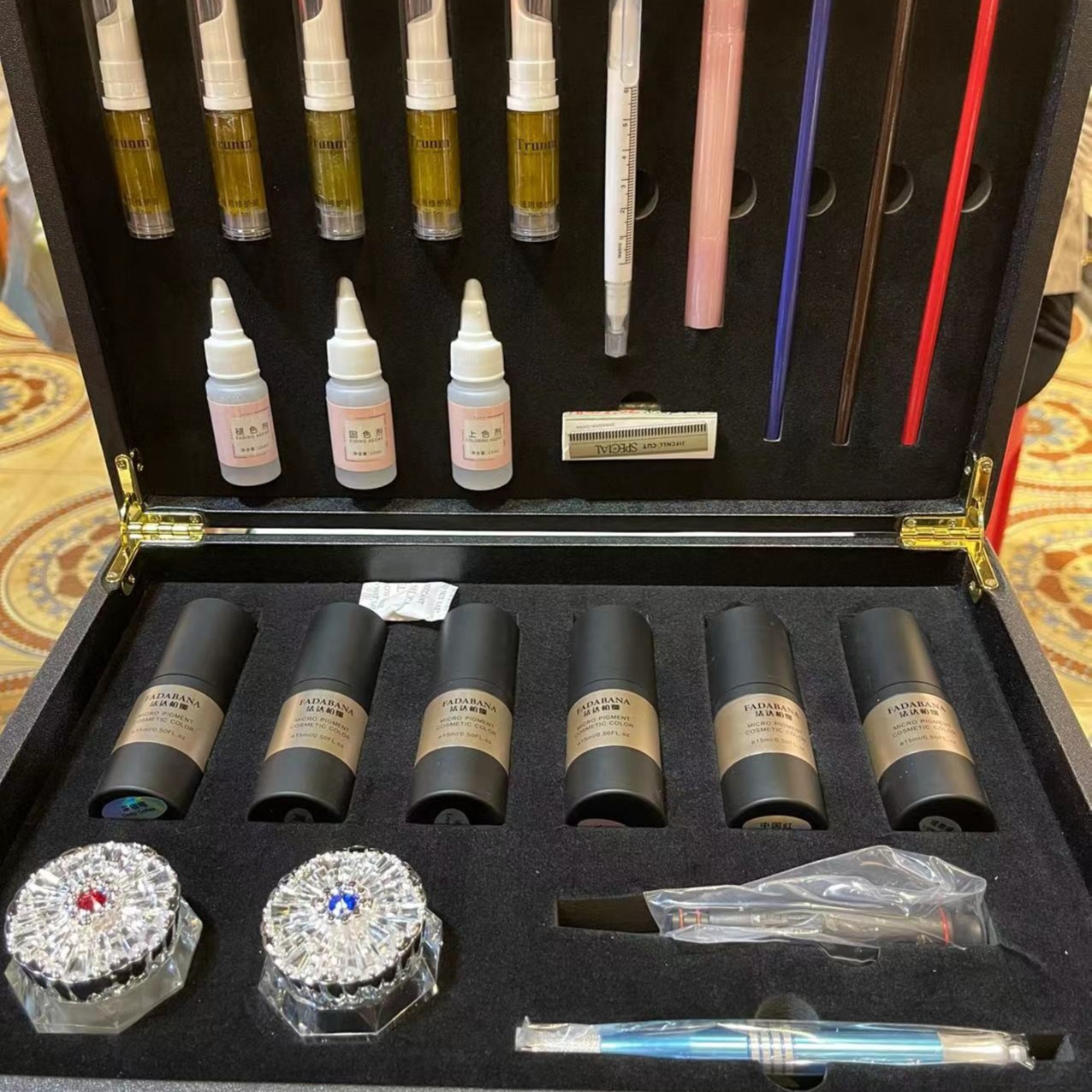 眉毛修理套盒雾眉白色组合纹绣一套齐全上色快留色更好纹眉半永久