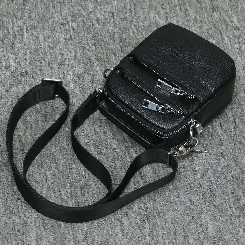 夏季随身真皮包单肩包男包小包包男士斜挎包迷你挎包手提软皮背包