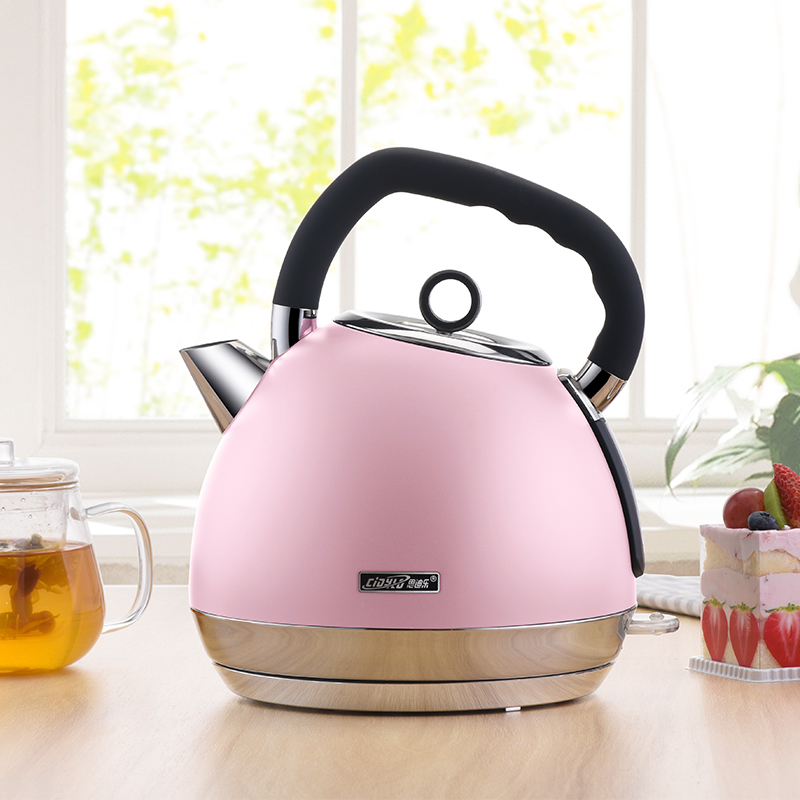 思迪乐CiDylo欧式颜值家用电热水壶1.8L大容量烧水壶快壶自动断电