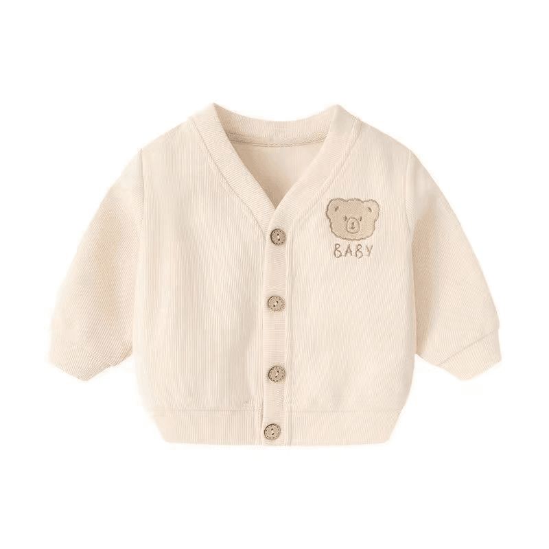 巴拉巴拉男孩女孩婴儿外套春秋季薄款可爱超萌针织开衫小童上衣
