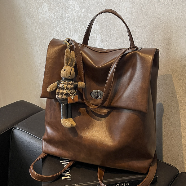 复古大容量专用女式双肩包新款春夏季学院风后背包学生书包上班