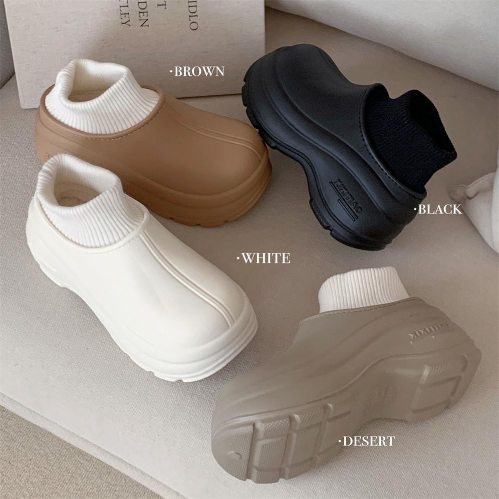 细细条 时尚厚底ins潮街头风雪地靴女冬季户外穿百搭保暖防滑棉靴