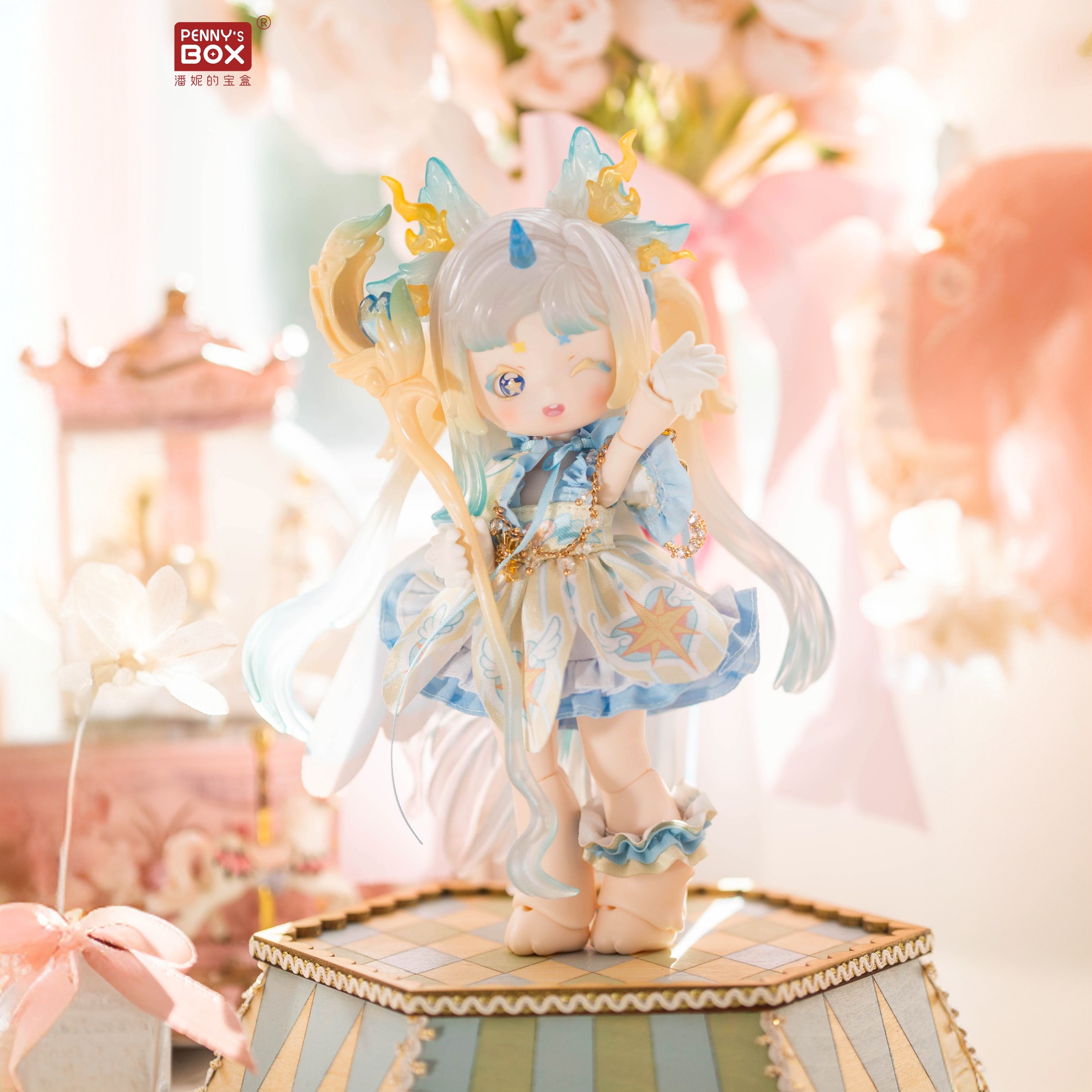 九木杂物社萌兽魔法可动人偶系列盲盒关节可动公仔摆件手办礼物