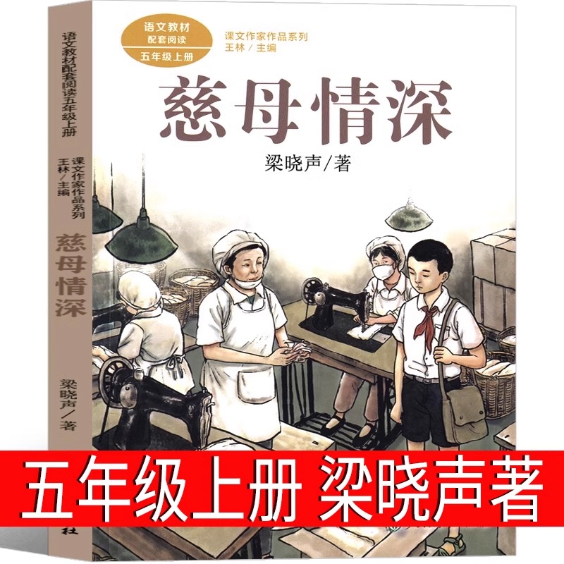 慈母情深 五年级梁晓声的书籍正版母亲的书全套人教版小学生课外