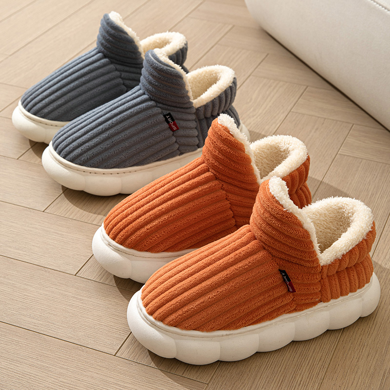 【清仓甩卖】冬季棉拖鞋女包跟加厚软底室内居家保暖月子鞋