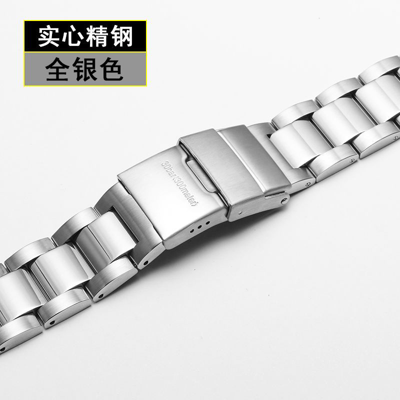 适配浪琴康卡斯钢带手表带男新款L3.781 782 741潜水表链21MM配件