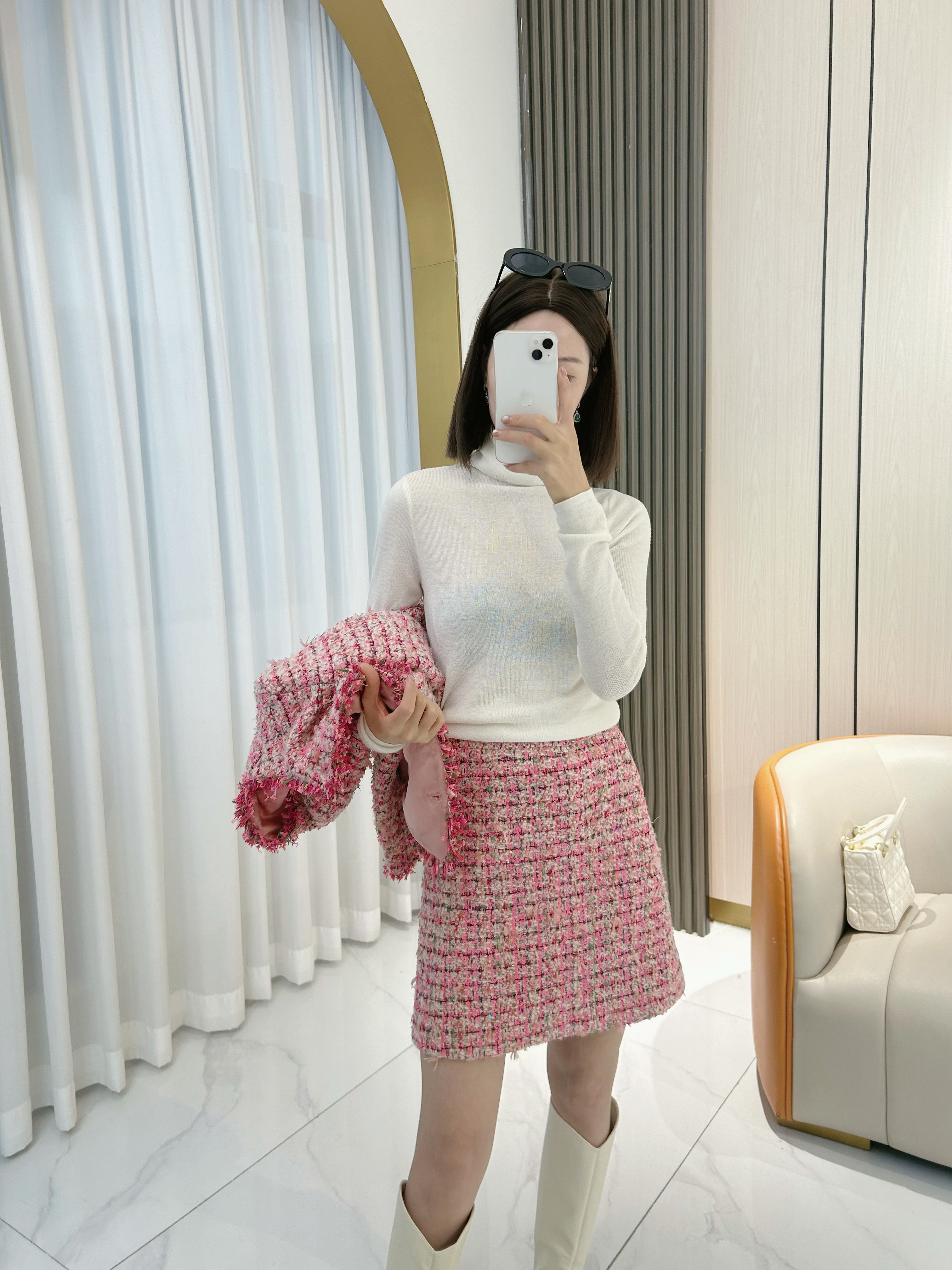 【小婷】MSSY美舒尚衣，女装半身裙短裙时尚半裙秋冬小香风60003半裙