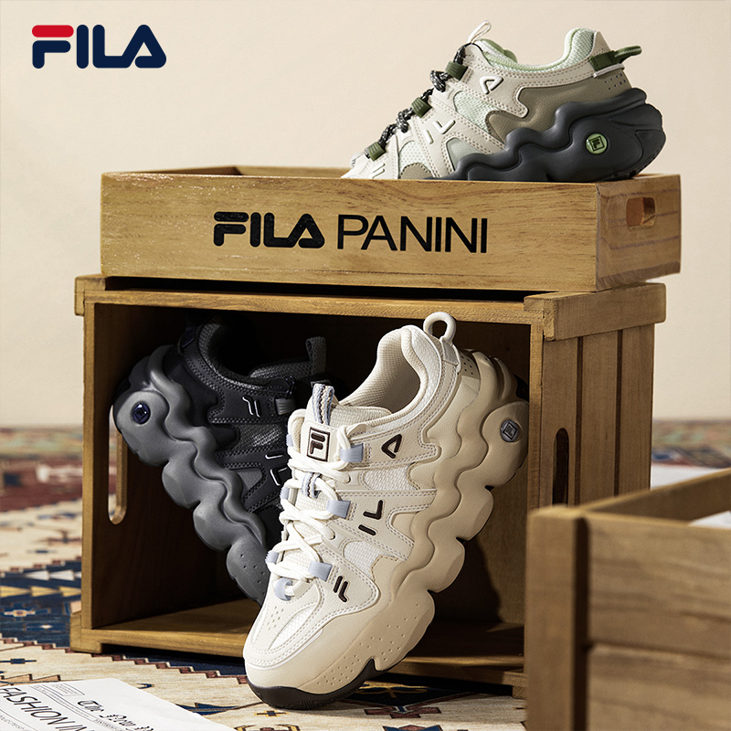 FILA【帕尼尼】男女同款秋冬季新款复古运动鞋篮球鞋F12W/M412111F