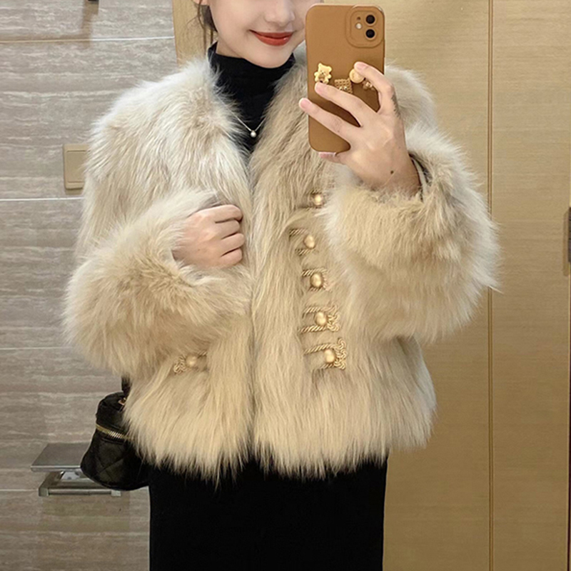 小香风气质名媛毛毛短款外套女秋冬新款高级感皮毛一体超好看上衣