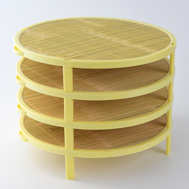 装饺子的托盘饺子盒冷冻饺子收纳盒多层家用水饺盘饺子帘竹厨房用