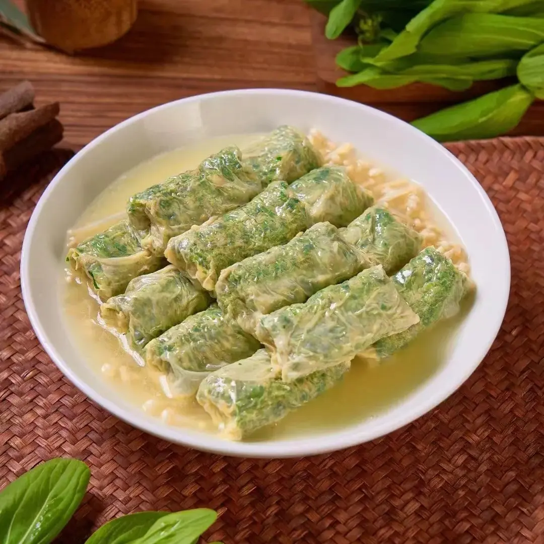 食夫人鲜肉荠菜卷酥脆油炸小吃早餐粥铺速冻半成品面点商用食材