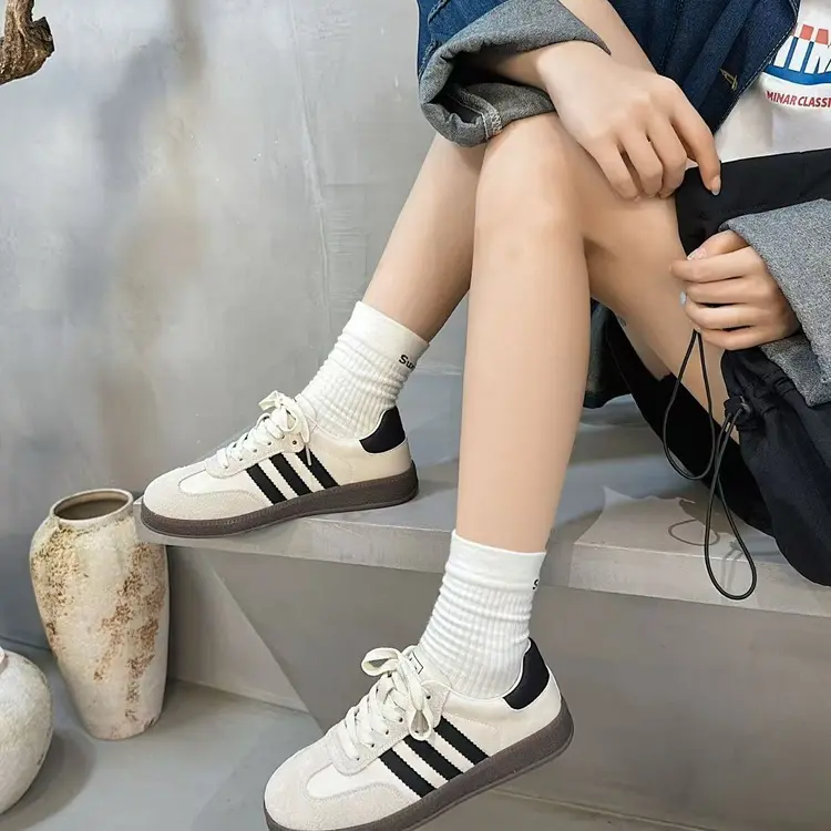 厚款休闲板鞋夏季时尚休闲休闲鞋厚底平底运动素面