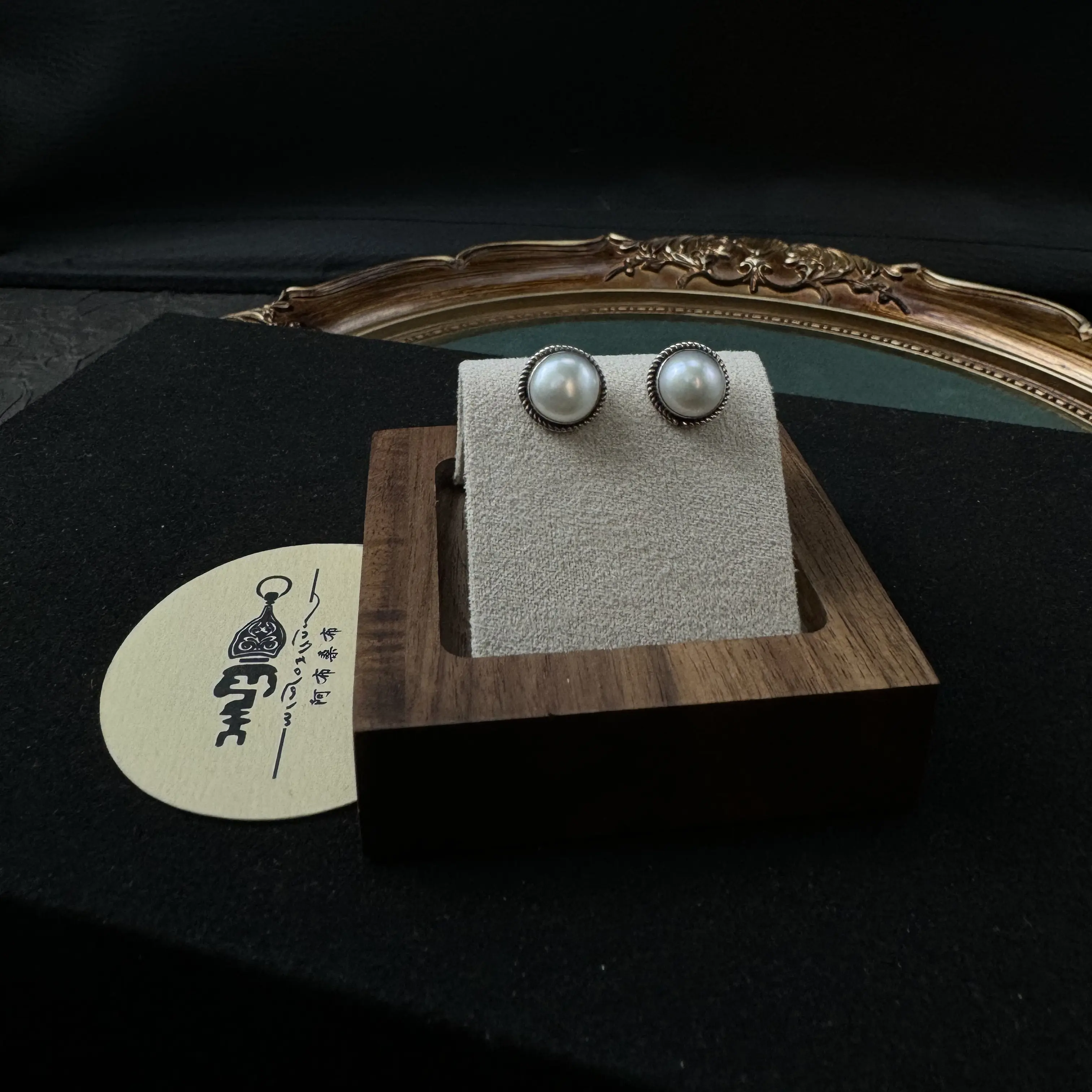 925银银制品 新款S 925银 复古款耳钉