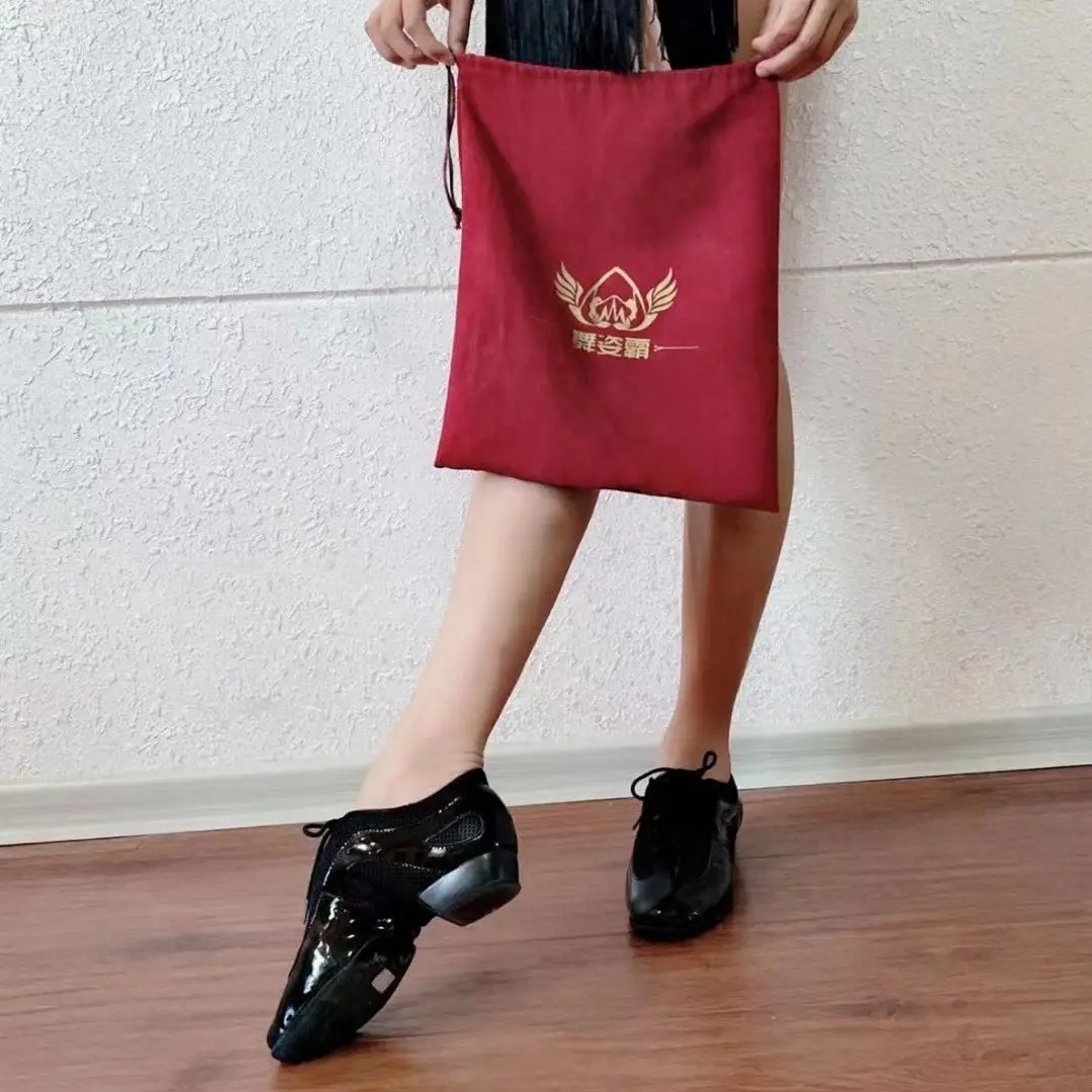 男女士漆皮拉丁舞鞋耐磨软底适合比赛表演初学的舞蹈教室鞋