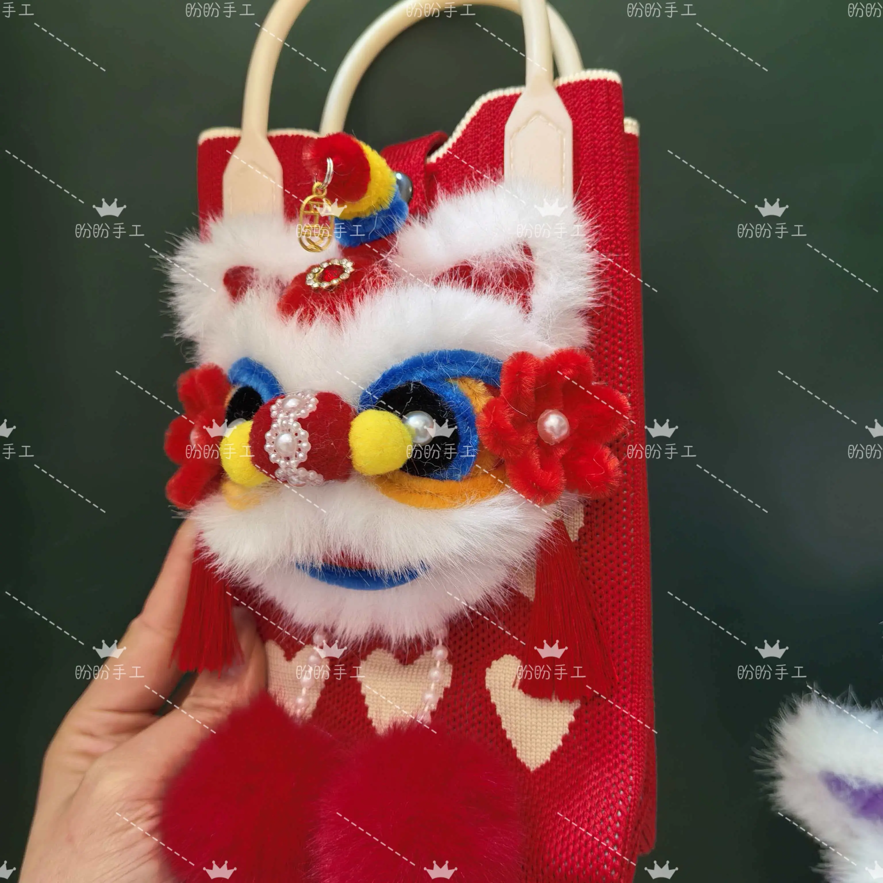 醒狮包包diy手工材料包多种颜色非成品