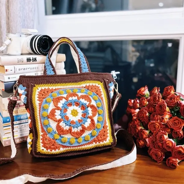 敦煌系美拉德色系双面苏苏姐家5股精梳棉线手工创作