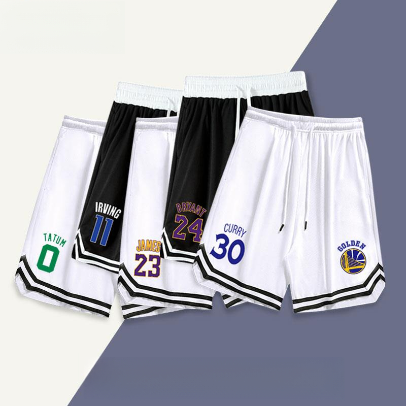 美式勇士库里欧文凯尔特人塔图姆篮球裤球裤男短裤跑步青少年裤子
