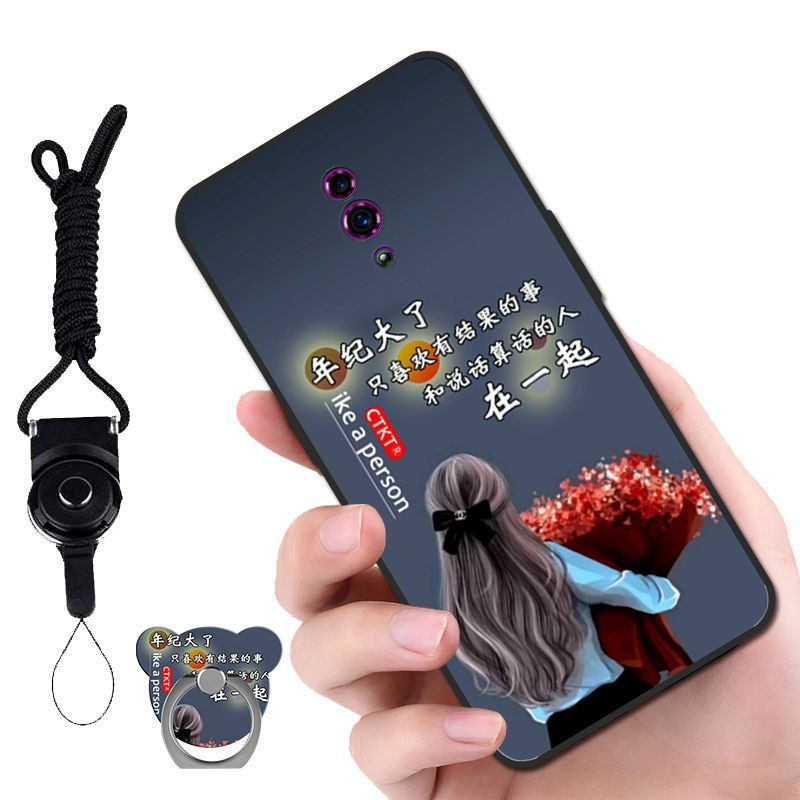 OPPOReno手机壳网红男女新款PCAM00防摔镜头全包reno卡通硅胶软壳