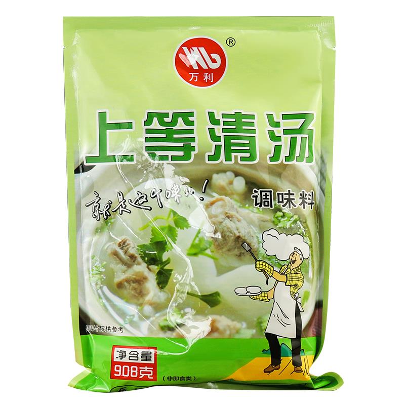 万利上等清汤骨头汤沙县小吃调料高汤粉扁食调馅料火锅汤底料0g笋
