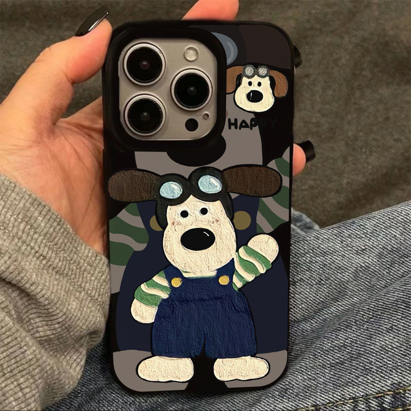 奥菲顿油画挥手掌门适用iPhone16果冻15手机壳华为vivo小米oppo套