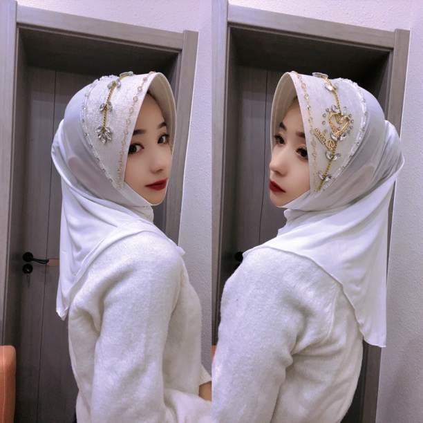 新款高级定制独特心钻全帽檐