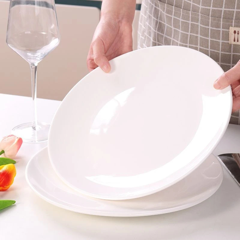 一次性稻壳盘子可放热菜家庭正规菜盘鱼盘食品级结婚圆形商用加厚