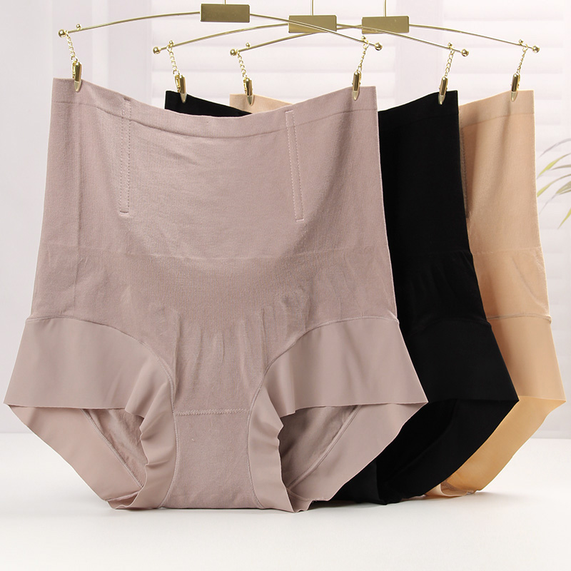 高腰收腹内裤女提臀强力收小肚子大码胖mm200斤鱼骨塑形束腰产后