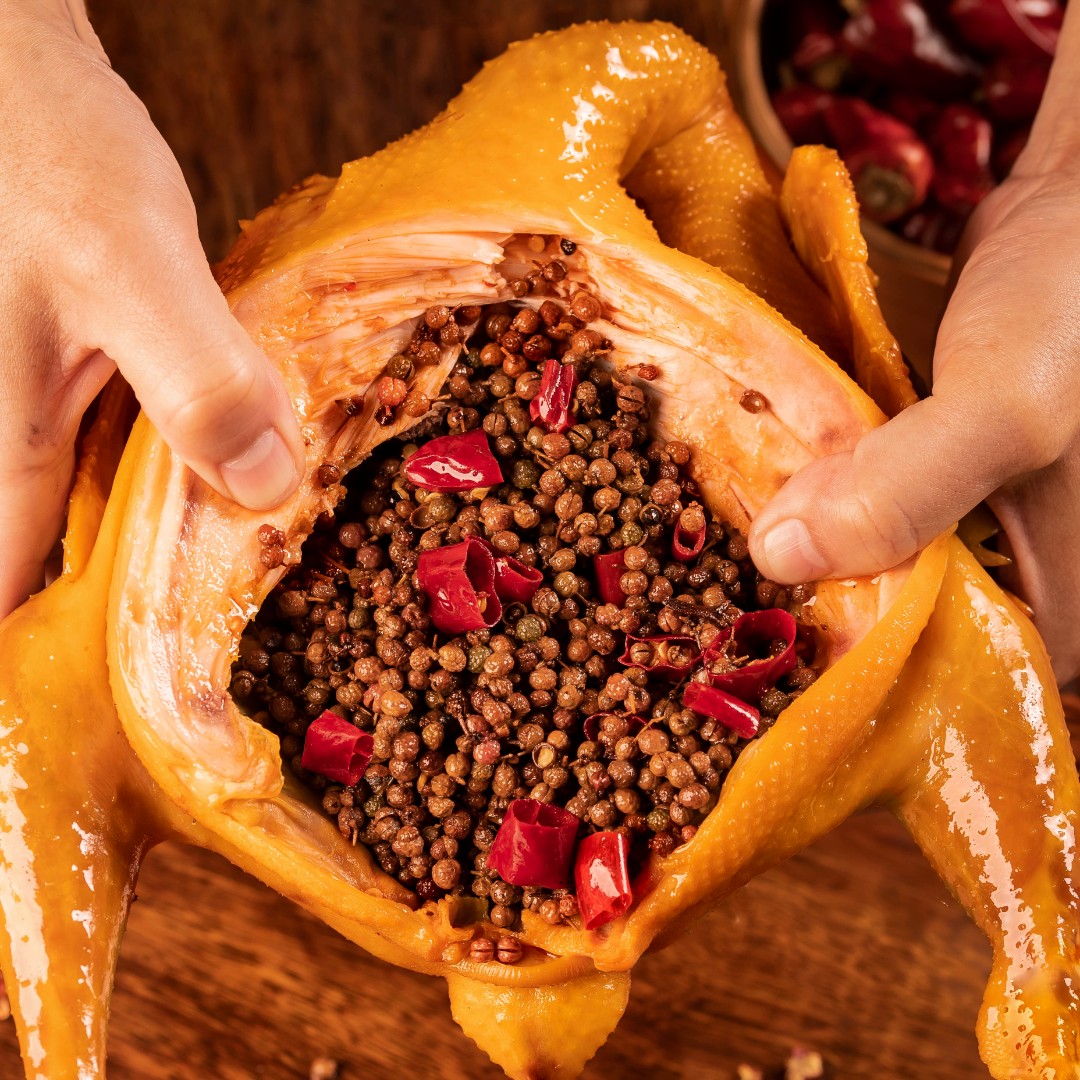 椒麻鸡2斤装 四川特产麻辣味 手撕麻椒鸡卤制熟食 1000g整只 酱卤