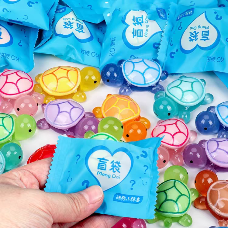 【盲袋】乌龟对对碰惊喜动物玩偶公仔盲袋微景观鱼缸摆件盲袋