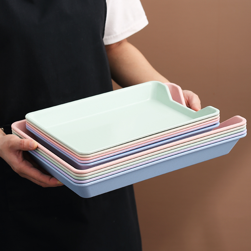 串串香盘子火锅店展示柜菜盘自选托盘塑料烧烤炸串专用盘塑料商用