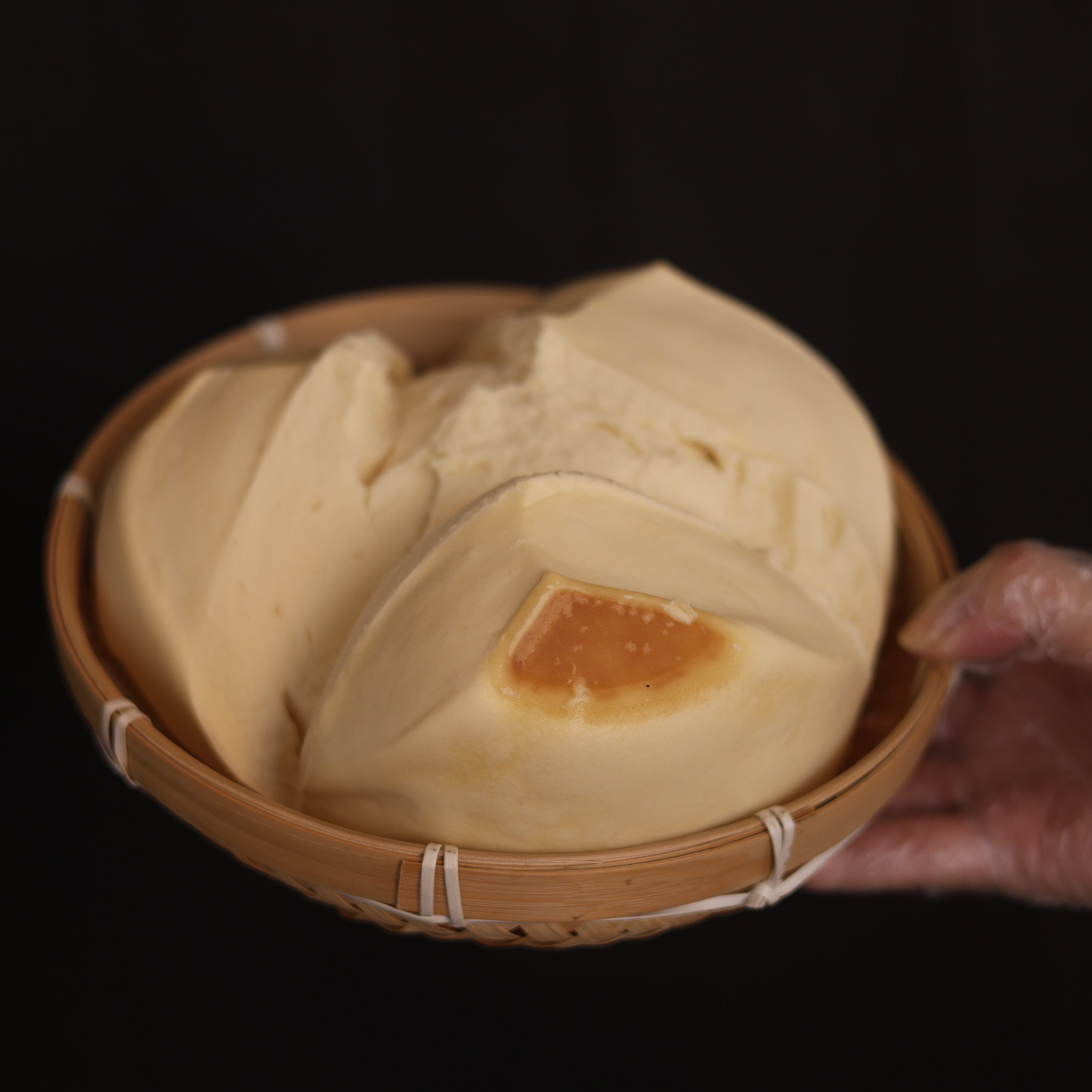 鼎盛香开花大馒头 青岛崂山王哥庄铁锅手工制作奶香口味