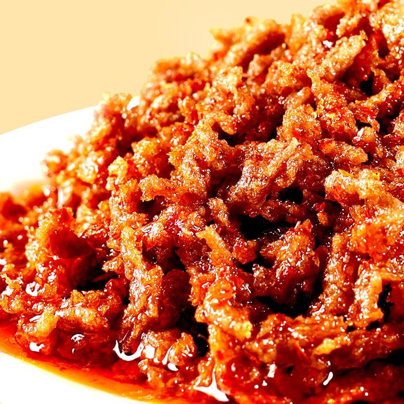 思乡山老妈素牛肉干网红辣条牛肉粒儿时怀旧校园辣味素肉小零食