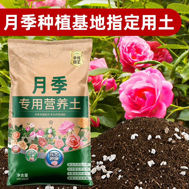月季土专用土蔷薇花土月季花专用营养土壤月季花专用肥泥土种植土