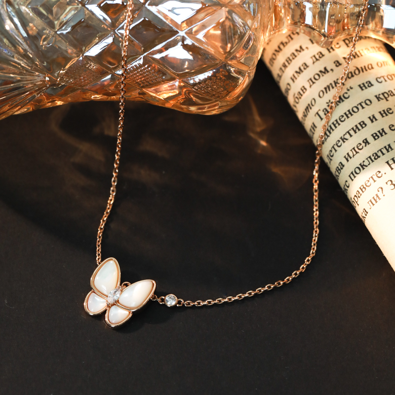 s5230 蝴蝶项链时尚轻奢百搭气质小清新小众