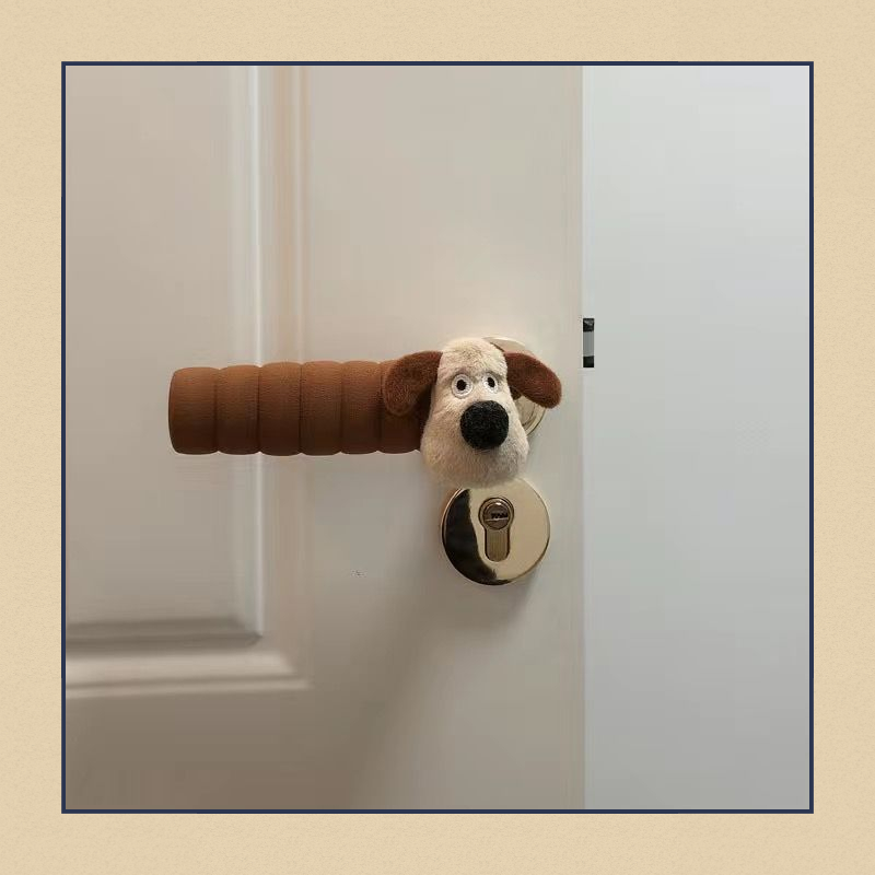 可爱防撞防静电门把手保护套保暖加厚儿童宝宝房间拉手防碰套家用