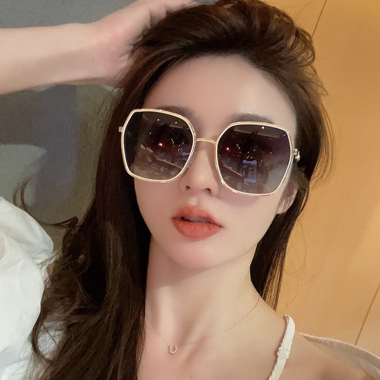 墨镜女士女款新款时尚潮流网红太阳眼镜偏光防紫外线大脸显瘦2025