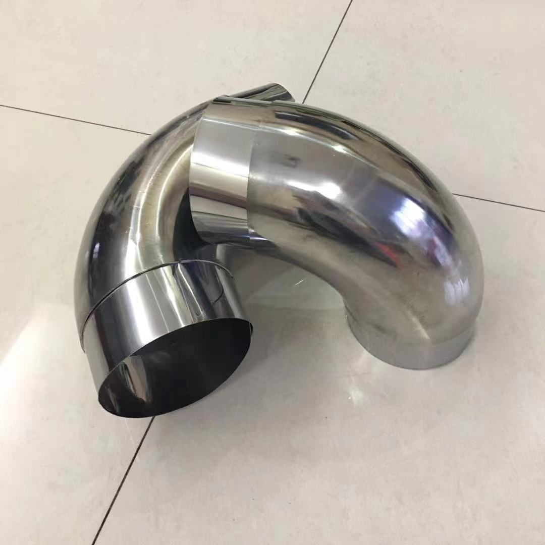 直径10CM烟囱直接头弯头柴火灶回风炉烤火炉不锈钢烟管烟筒管加厚