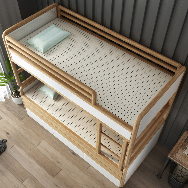 泰国天然乳胶床垫单人学生宿舍上下铺儿童定制拆洗榻榻米地铺加厚