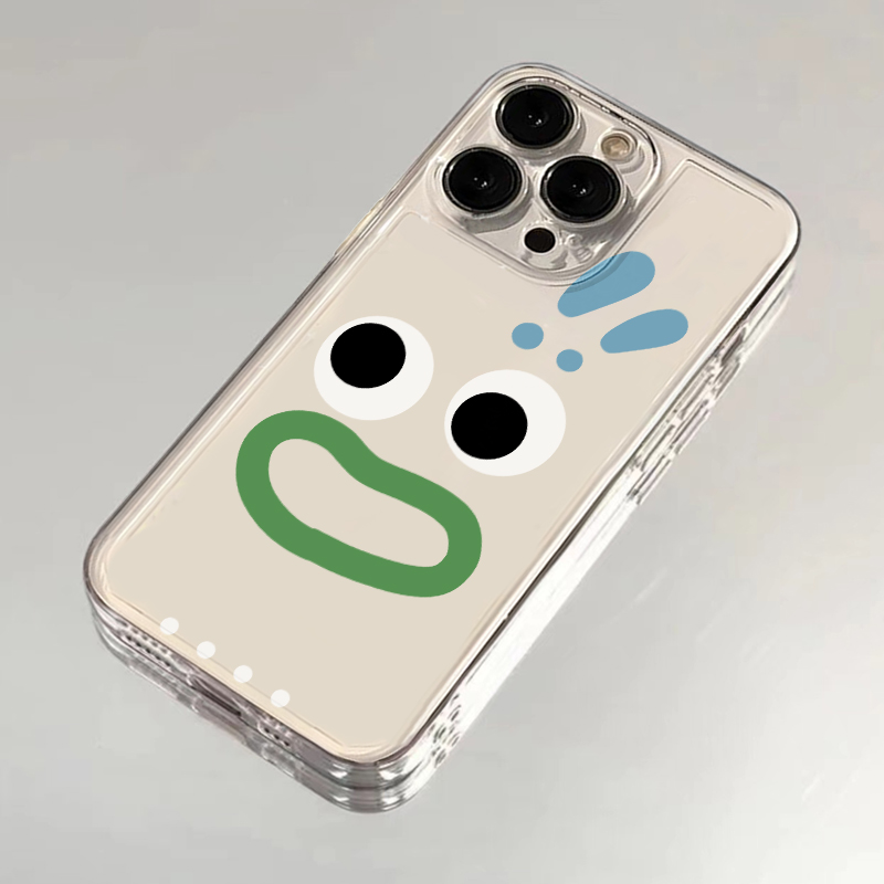 BANCA叹号搞怪表情适用苹果16/15/13手机壳华为p70vivo小米14oppo