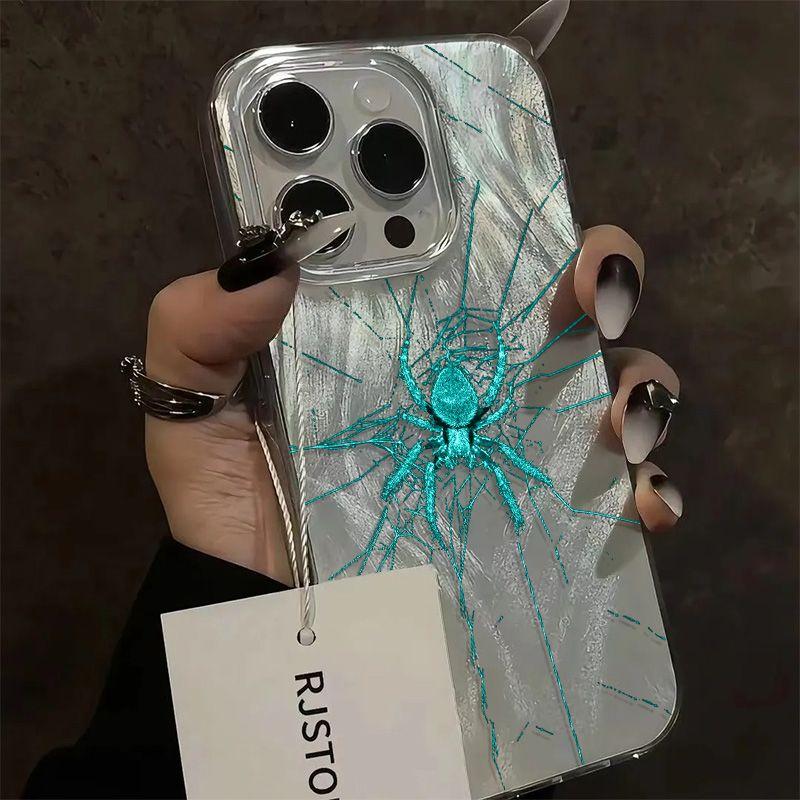 BANCA青蓝蜘蛛适用iPhone15/14ProMax手机壳苹果16/13/12全包XSXR