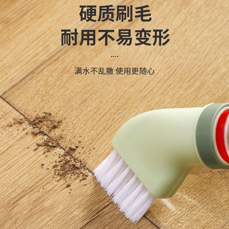 创意多用清洁刷家用一体死角缝隙刷可连接矿泉水瓶干湿两用清洁刷