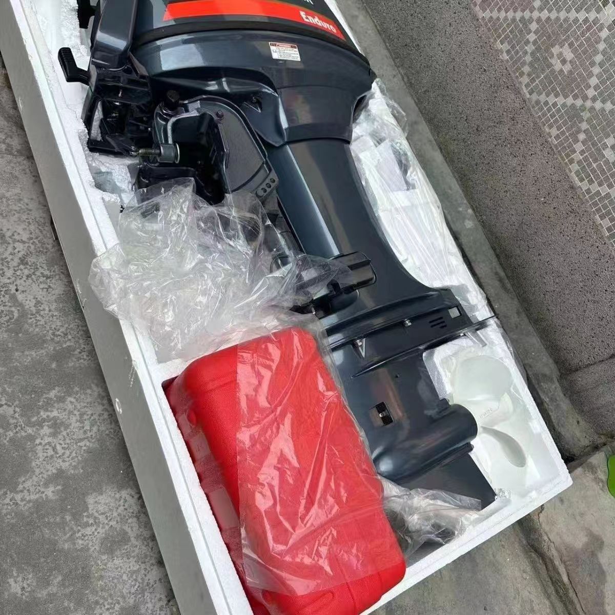 全新雅马款船外机2冲18马力船用推进器皮艇船挂机马达舷外机适用