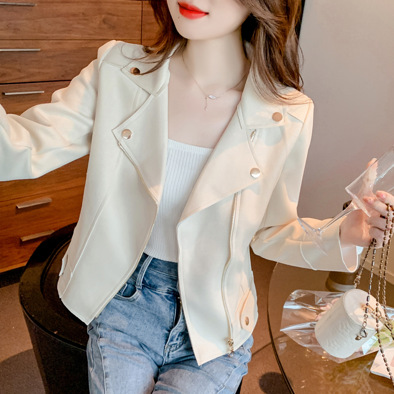 155cm150小个子短款风衣外套名媛女春秋款2025新款高级感夹克上衣