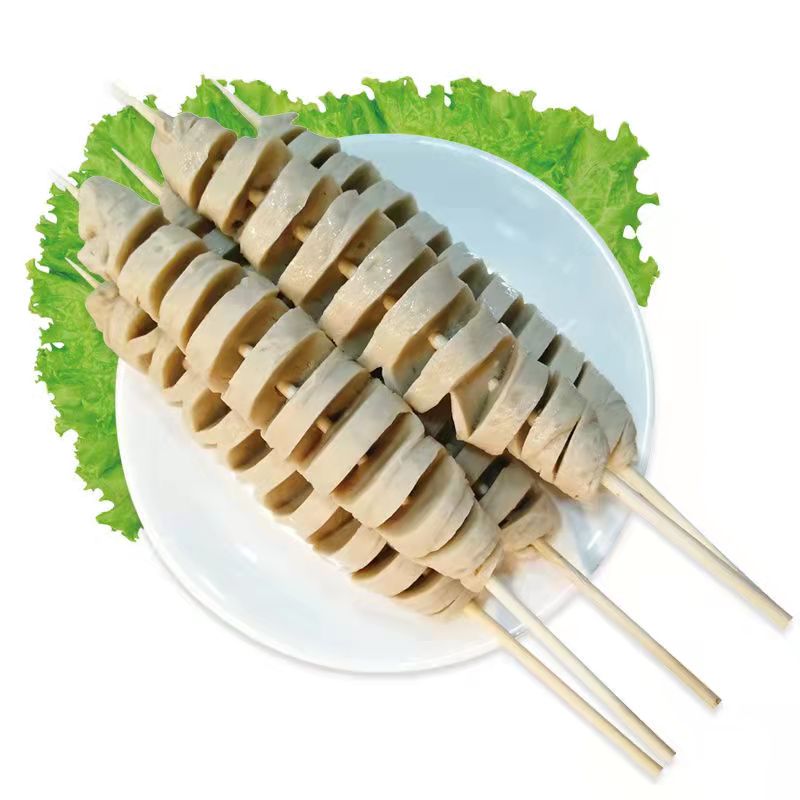 手工烤面筋串半成品烧烤冷冻网红面筋头600克*1袋子速冻半成品