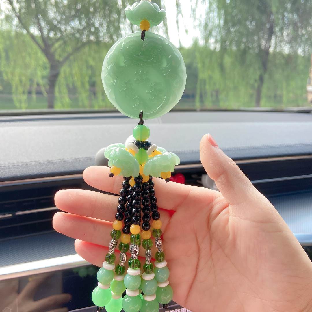 双面貔貅汽车后视镜佳品出入平安汽车内饰吊坠用品平安符汽车挂件